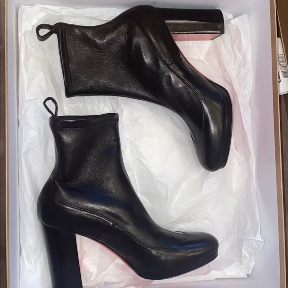 Brand new black Christian louboutin ankle boots!